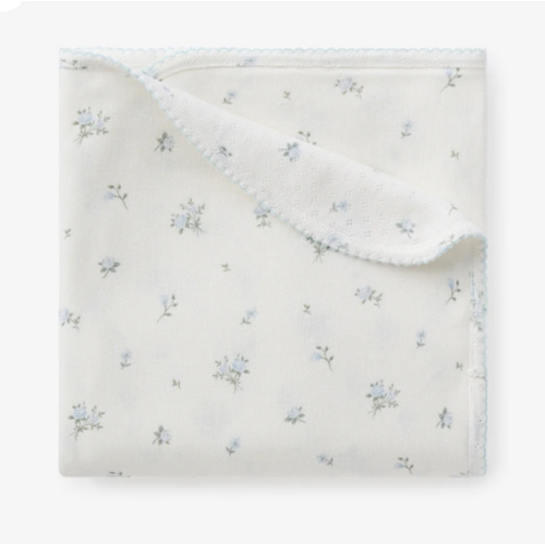 English Rose Organic Double Layer Blanket – Elegant Baby