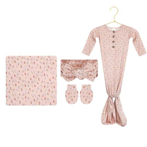 Mila Newborn Headband Bundle (Gown)