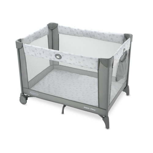 Free Shipping! Graco Portable Infant Playard Reign, Unisex, 18.52 lbs, Folding Feet and Wheels for Travel