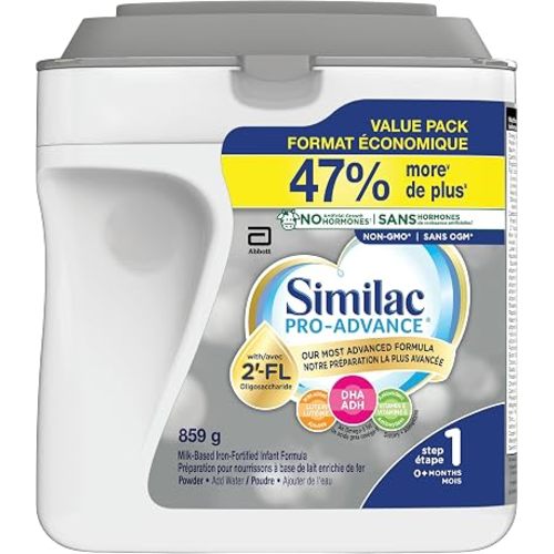 Similac Pro-Advance with 2′-FL, Step 1, Baby Formula, Easy To Digest, 0-12 Months, Powder, 859 g