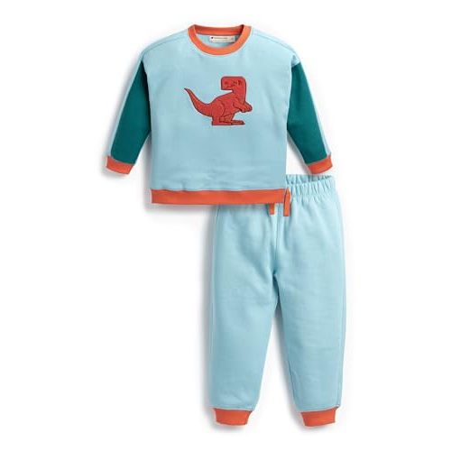monica + andy baby-girls Organic Sporty Sweatsuit