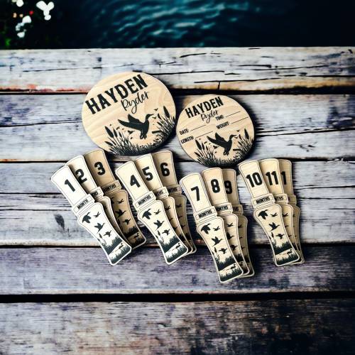 Duck call milestones, milestone cards, monthly milestone, baby milestone discs, hunting nursery decor,hunting baby announcement,duck hunting