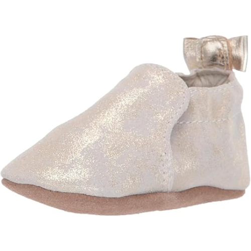 Robeez Baby Girls and Unisex Soft Soles Slip-Resistant Crib Shoes Slippers for Infant and Toddler, 0-24 Months