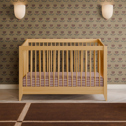 babyletto Sprout 4-in-1 Convertible Crib with Conversion Kit - Honey