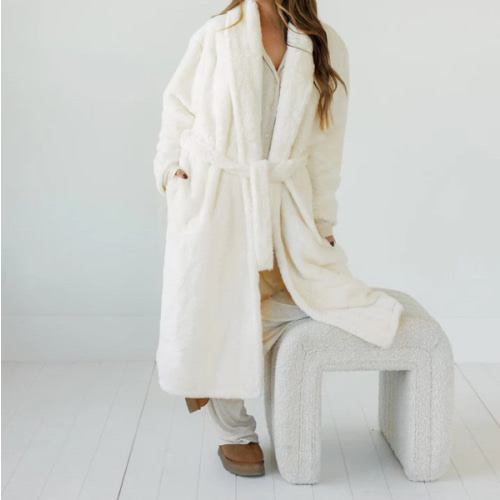 Cream Robe | Minky Couture