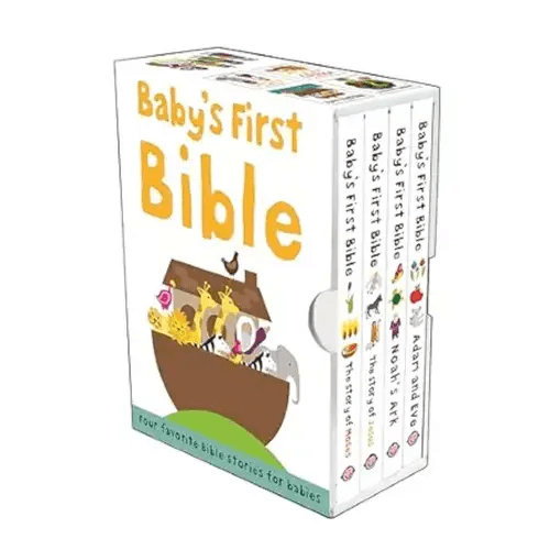 Baby's First Bible Boxed Set: The Story of Moses, The Story of Jesus, Noah's Ark, and Adam and Eve (Bible Stories)