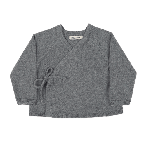 Crossed Top Knit Melange · Minicoton