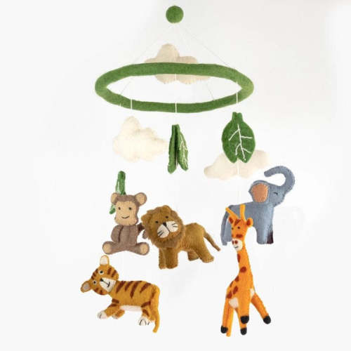 Felted Wool Mobiles from The Winding Road