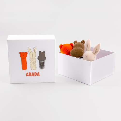 RATTLE BOX OF 3