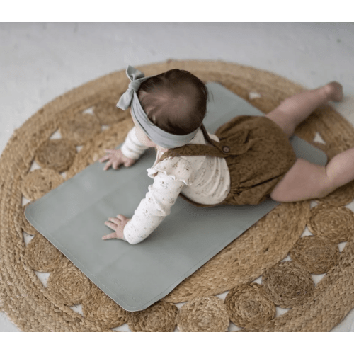 Leather Mini Mat 'Sage'