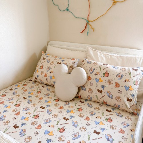 Happiest Land Bamboo Fitted Sheet