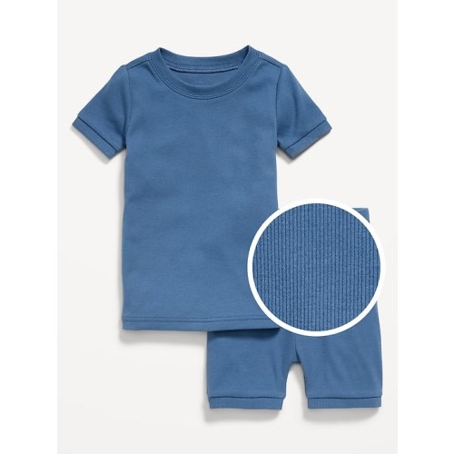 Ribbed Snug-Fit Pajama Set for Toddler & Baby