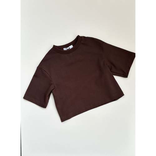 Brown oversized t shirt – Aniy Kidswear