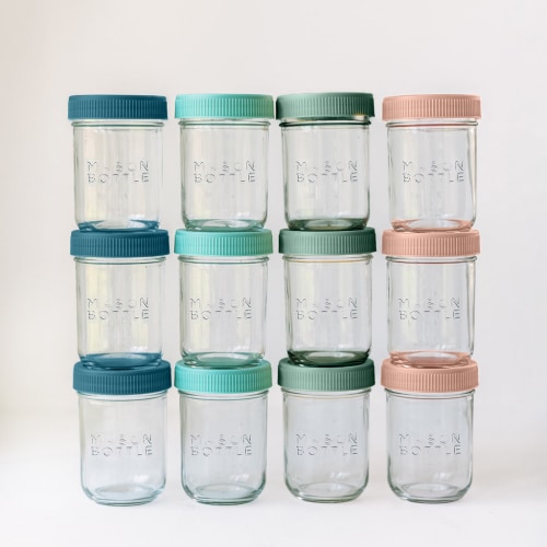 Breastmilk Storage Jar Set – Mason Bottle