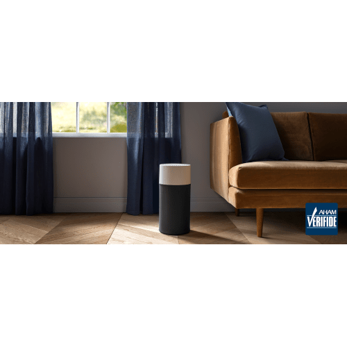 BLUEAIR Bedroom Air Purifier, Small Room Air Cleaner Dust Pet Dander Smoke Mold Pollen Allergen, Odor Removal, for Home Office Nursery, 2 Washable Pre Filters, HEPASilent, Blue 411 (Non-Auto) - Small Room - Non Wifi