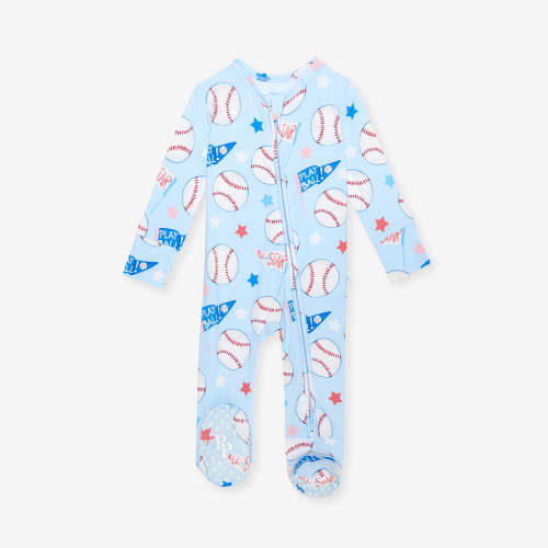 Play Ball Footie Zippered One Piece