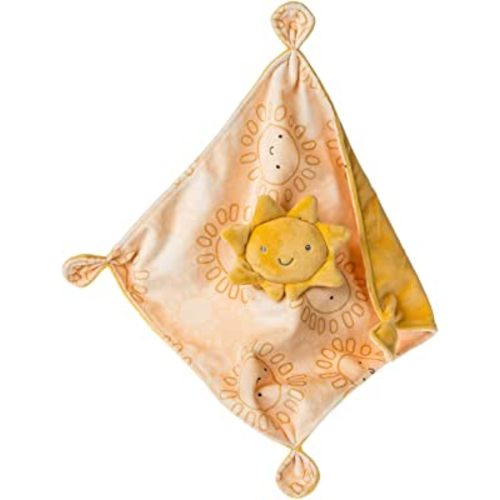 Mary Meyer Sweet Soothie Lovey Security Blanket, 10 x 10-inches, Sunshine