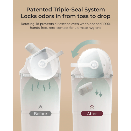 Momcozy Triple-Seal Diaper Pail Choice S6B72 – skincareessentials