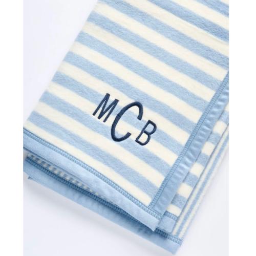 Sweet Pea Stripe Fog Mini Blanket