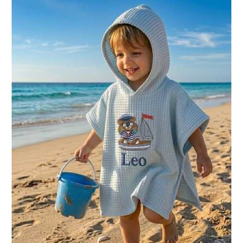 Custom Kids Towel, Baby Shower Gift, Waffle Towel, Summer Trip, Personalized Beach Towel, Toddler Life, Beach Vibes, Newborn Gift