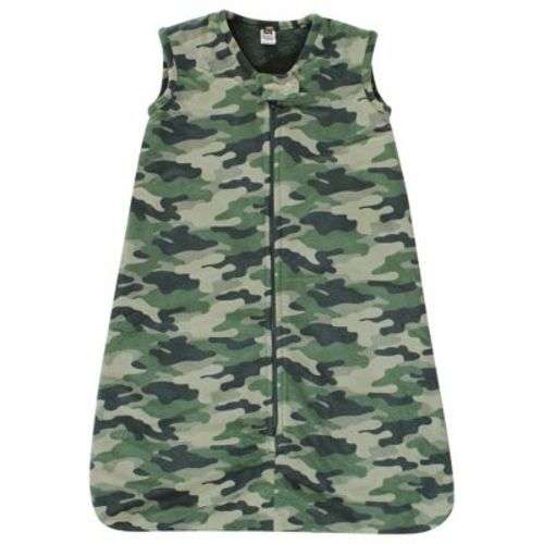 Hudson Baby Infant Boy Plush Faux Fur Sleeping Bag, Wearable Blanket, Camo, 0-6 Months