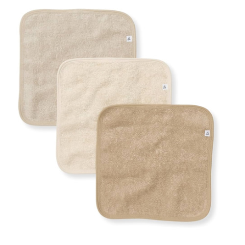 Amazon.com: Burt's Bees Baby Infant Washcloths, 100% Organic Cotton, Soft and Super Absorbent Knit Terry & Woven Terry Wash Cloth : Baby