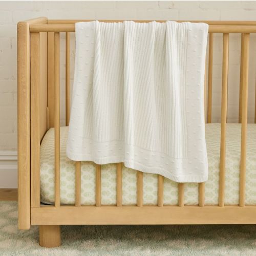 Dot Border Baby Blanket