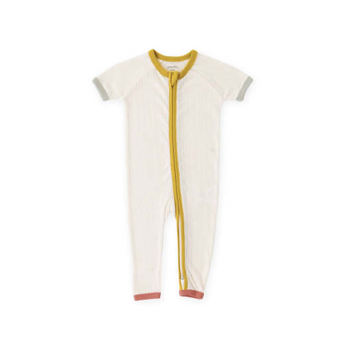 Pointelle Short Sleeve Sleeper - Multi