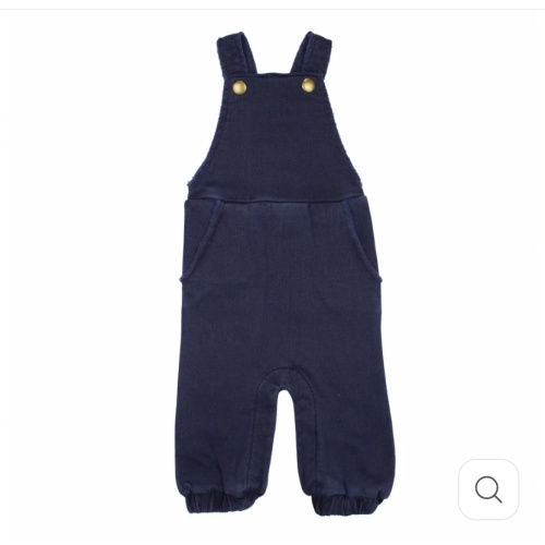 Indigo | Organic French Terry Overall Romper – L'ovedbaby