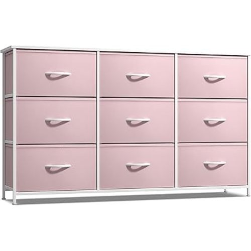 Sorbus Kids Dresser with 9 Drawers - Storage Unit Organizer Chest for Clothes - Bedroom, Kids Room, Nursery, & Closet