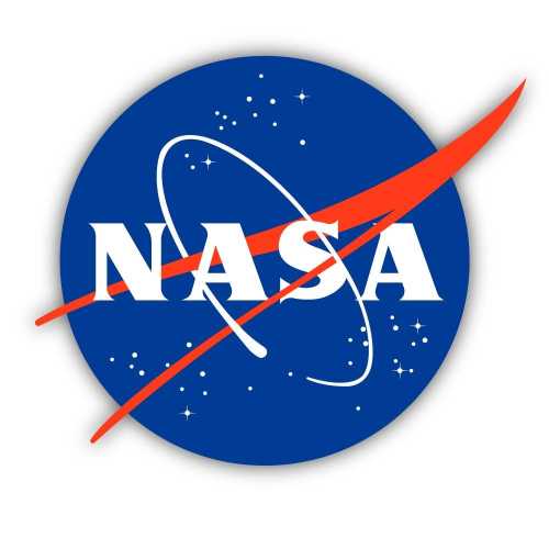 Nasa Meatball Logo Original Design Vinyl Matte Sticker Cut to Shape