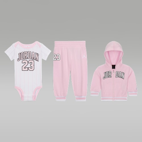 Jordan Baby (0-6M) 23 Jersey 3-Piece Full-Zip Hoodie Set