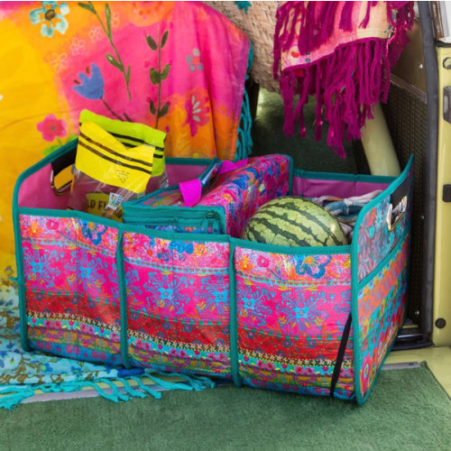 Car Trunk Organizer - Floral Border – Natural Life