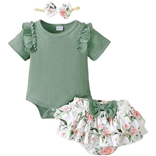 Newborn Baby Girl Clothes Infant Summer Outfits 0 3 6 12 18 Months