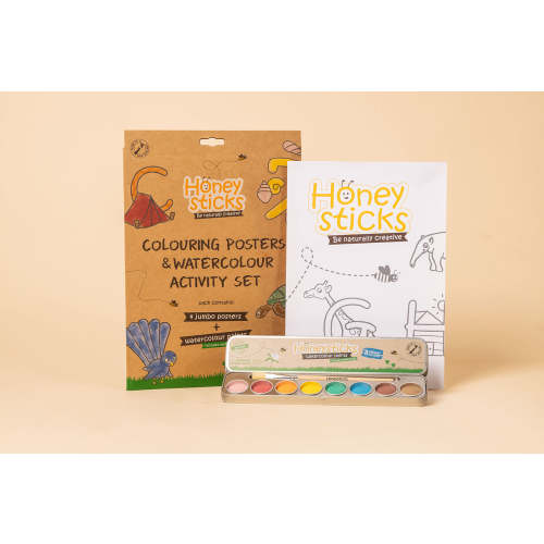 Jumbo Posters and Paints Activity Set