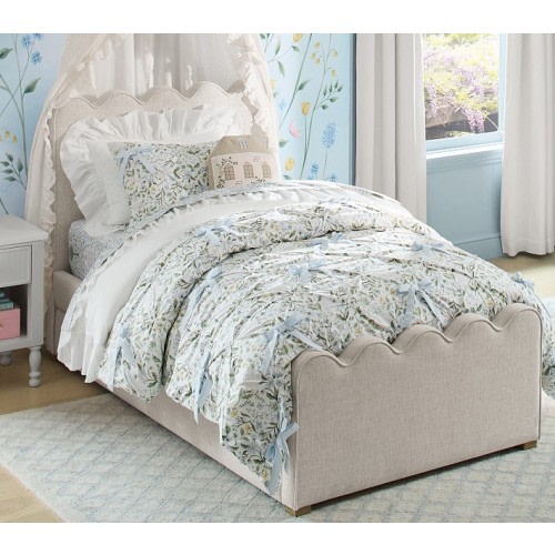 Dollhouse Bow Comforter & Shams | Pottery Barn Kids