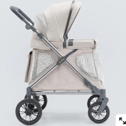 Q1 Wagon Stroller – Foldable All-Terrain Stroller Wagon for Toddlers, Baby & Kids with Canopy – Familidoo