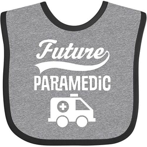 inktastic Future Paramedic Ambulance Baby Bib