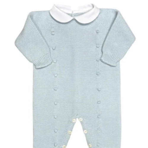 Knit Footie with Collar - Baby Bloomers