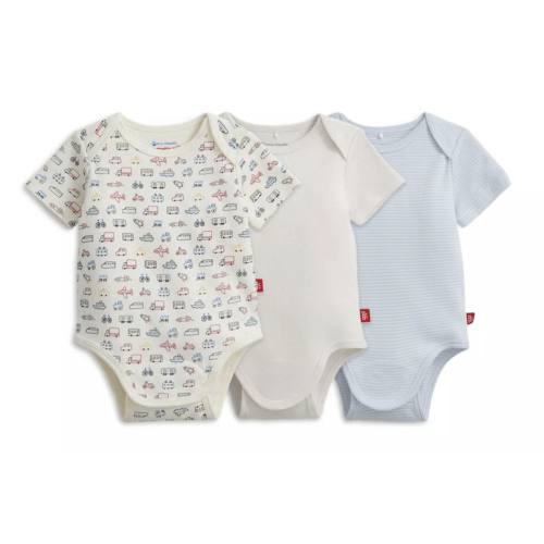 Unisex Bodysuit Bundle, Pack of 3 - Baby