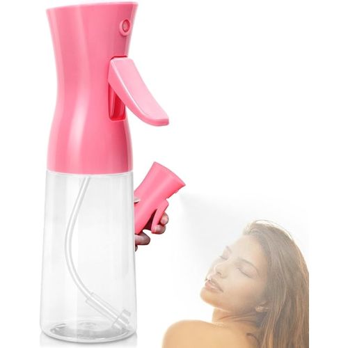 Spray Bottle For Hair,Continuous Water Mister for Hairstyling, Salons, Cleaning, Plants,Essential Oil Scents,Ultra Fine Mist Sprayer,6.8 OZ /200 ML-pink(Christmas Gifts)