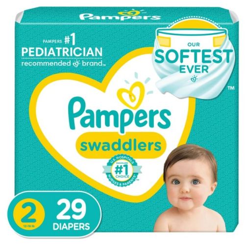 Size: 2 Diapers. Pampers Swaddlers