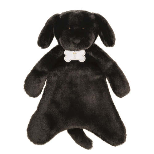 Mud Pie | Huck the Black Lab Plush Woobie