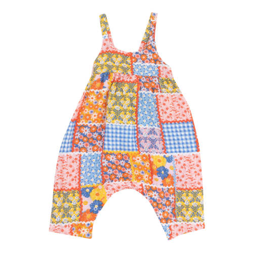 Tie Back Romper, Ric Rac Patchwork