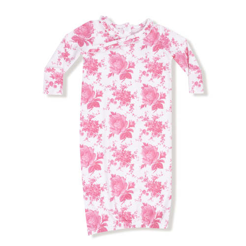 Kimono Gown, Vintage Pink Roses