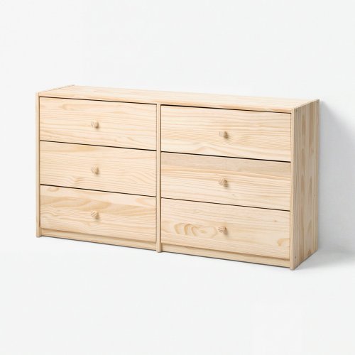 RAST 6-drawer dresser - pine 48 7/8x26 3/4 "