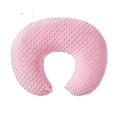 ESEN Baby Nursing Pillow and Body Positioner for Breast Feeding and Bottle Feeding, Ultra Soft Baby Breastfeeding Pillows with Removable Nursing Pillow Cover for More Support for Mom and Baby (Pink)