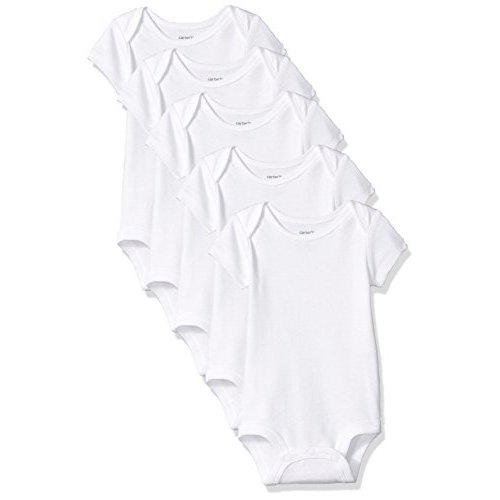 Carter's White Bodysuits 5pack