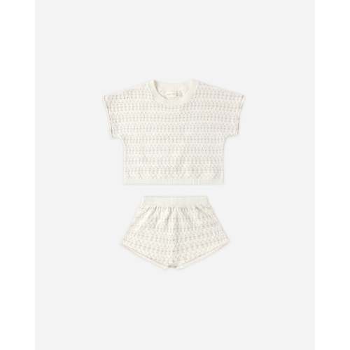 Relaxed Summer Knit Set Ivory – Quincy Mae