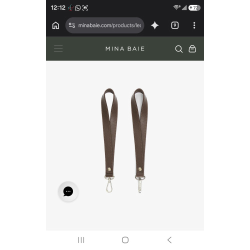 Stroller Hooks Leather